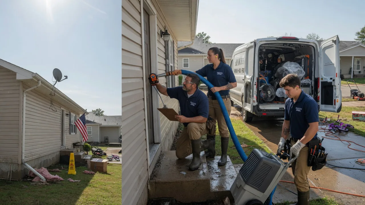 Ceiling Water Damage Restoration in Candor, NC near me